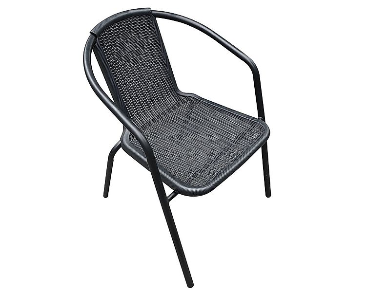 LC Garden Stapelstuhl Garvista Stapelstuhl 54x52x72cm schwarz Gartenstuhl T günstig online kaufen