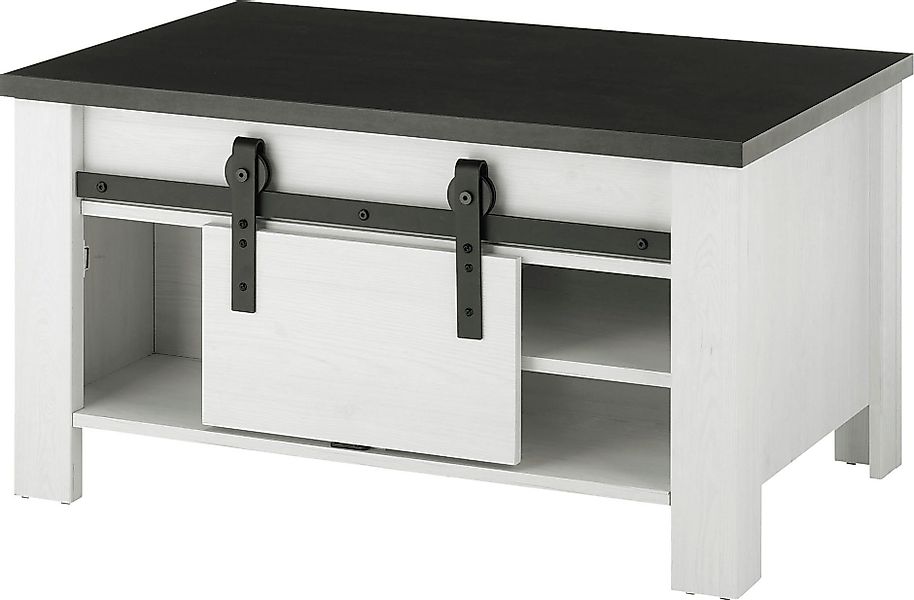 Home affaire Couchtisch "SHERWOOD", modernes Holz Dekor, mit Scheunentorbes günstig online kaufen