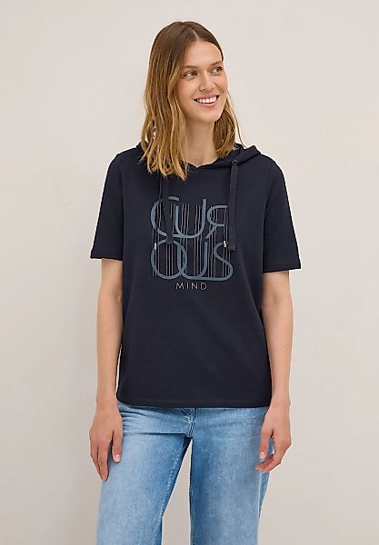 Cecil T-Shirt, mit Kapuze mit Tunnelzugband günstig online kaufen
