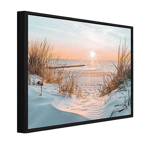 Wallarena Leinwandbild Strand Meer Nordsee Natur günstig online kaufen