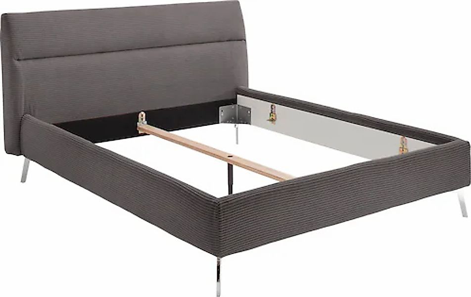 Home affaire Polsterbett »Elvo, weichgepolstertes Kopfteil, wahweise Überlä günstig online kaufen