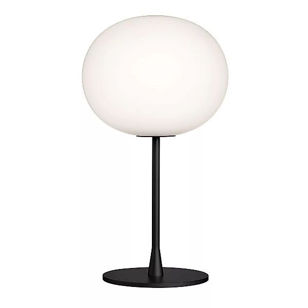 Flos - Glo-Ball T1 Tischleuchte - weiß/schwarz/mundgeblasenes Opalglas/Schi günstig online kaufen
