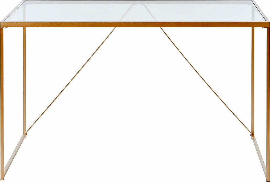 Jahnke Schreibtisch "GLAM DESK" 1 Stk. tlg. Sicherheitsglas günstig online kaufen