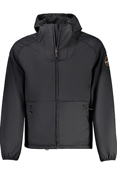 Napapijri Outdoorjacke Herren Sportjacke Schwarz mit Kapuze – Nachhaltigkei günstig online kaufen