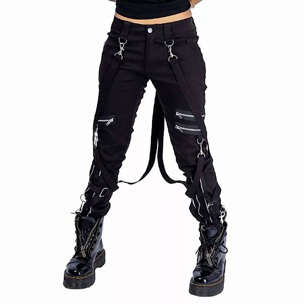Heartless Röhrenhose Meissa Pants Gothic Strapsen Skinny Jeans Riemen Punk günstig online kaufen