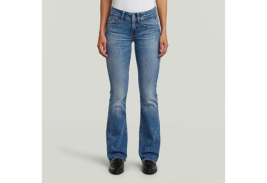 G-STAR Bootcut-Jeans Midge mit verstellbarem Riegel, mittelhoher Bund günstig online kaufen