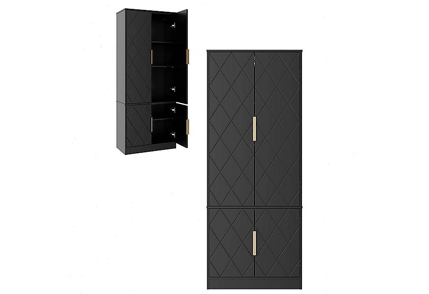 UEV Hochschrank mit 4 Türen, Kücheschrank, Badzimmerschrank (Schuhschrank v günstig online kaufen