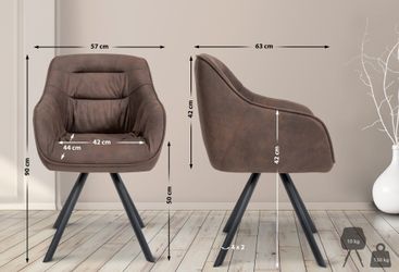 CLP Esszimmerstuhl Russel, Samt oder Antik günstig online kaufen