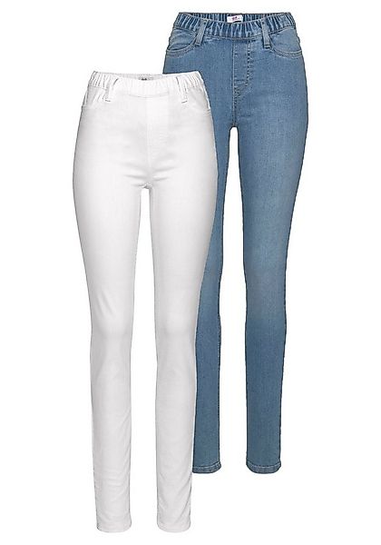 Flashlights Jeansjeggings (Packung, 2er-Pack) enge Passform, Röhrenjeans, U günstig online kaufen