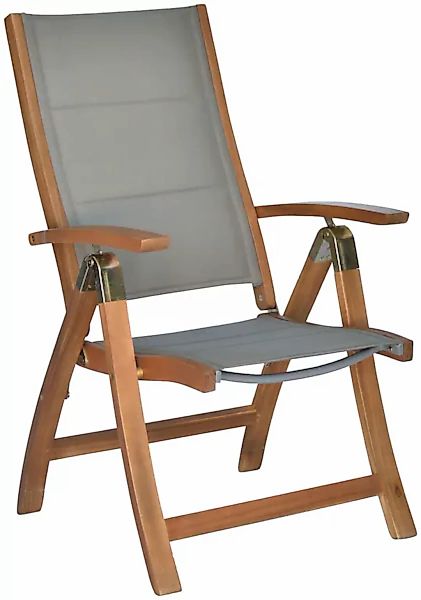 Merxx Acapulco Klappsessel  5-fach verstellbar Akazie günstig online kaufen