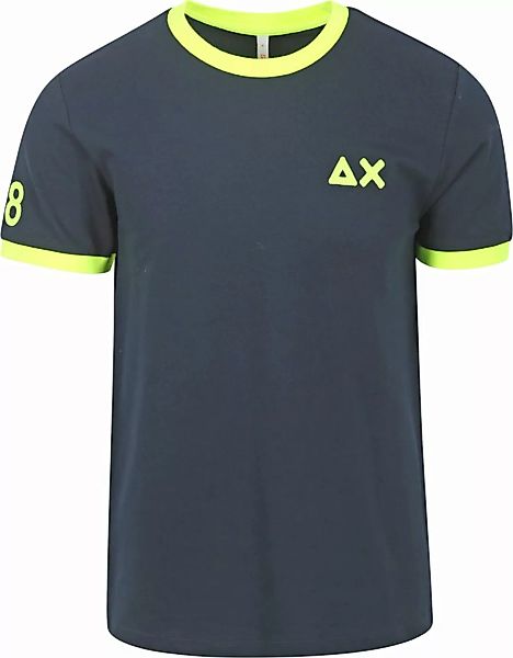 Sun68 T-Shirt Big Stripe Navy - Größe XL günstig online kaufen