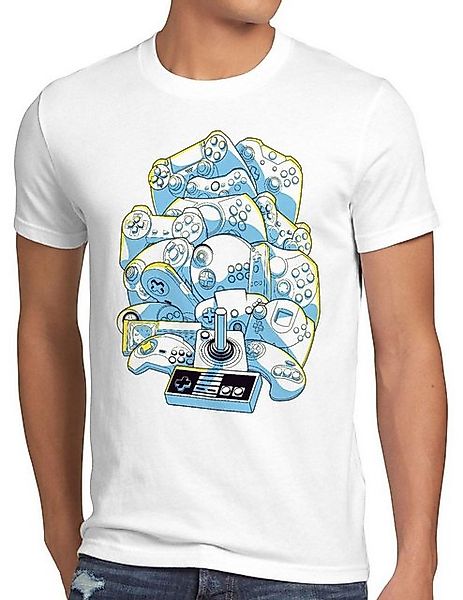 style3 T-Shirt Gamer Madness spielekonsole retro game controller snes nes s günstig online kaufen