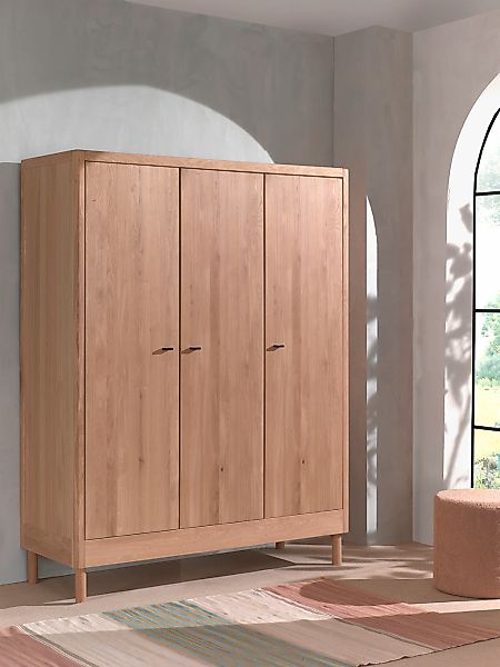 Home affaire Kleiderschrank "Forrest mit 3 Drehtüren (Soft-Close), Made in günstig online kaufen