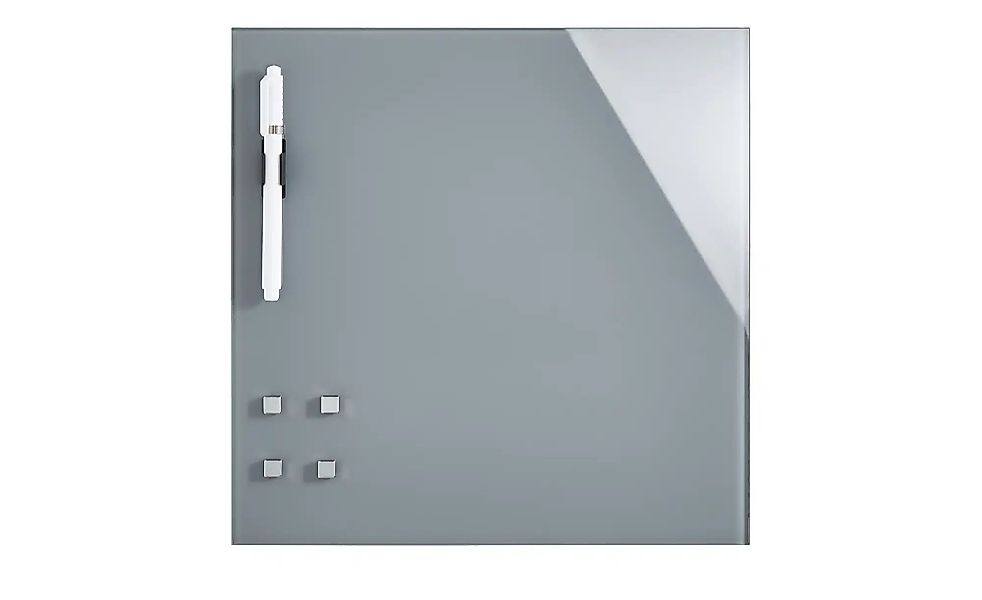 Memoboard 30x30 cm  Grau ¦ grau ¦ Maße (cm): B: 30 H: 30 Accessoires > Bild günstig online kaufen