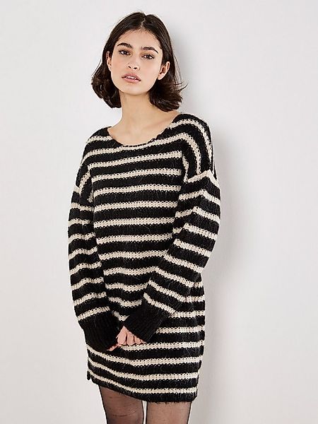 Apricot Streifenpullover Pulloverkleid mit Streifen günstig online kaufen