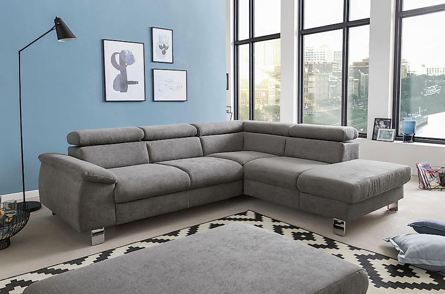 COTTA Polstergarnitur "Komaris L-Form", (Set), Set bestehend aus: Ecksofa m günstig online kaufen