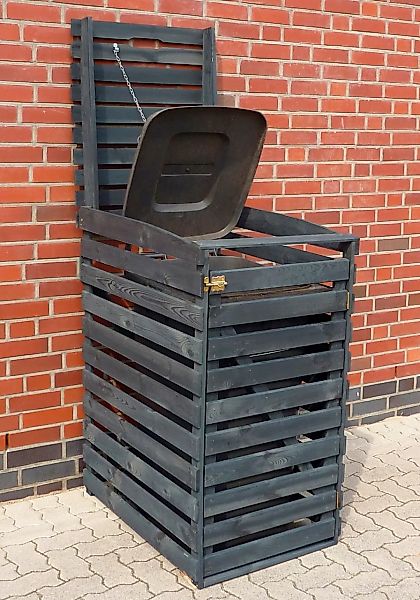 promadino Mülltonnenbox, für 1x120 l aus Holz, BxTxH: 68x63x111 cm günstig online kaufen