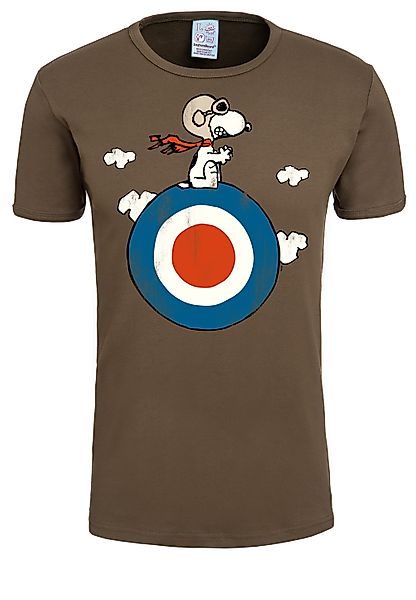 LOGOSHIRT T-Shirt "Peanuts - Snoopy Pilot" mit lizenziertem Print günstig online kaufen