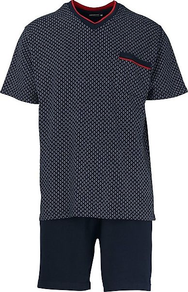 GÖTZBURG Pyjama Herren-Shorty Single-Jersey gemustert günstig online kaufen
