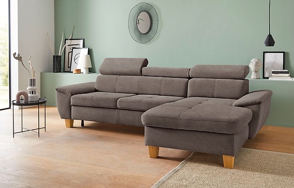 exxpo - sofa fashion Ecksofa »Enya, aufwendige Detailverarbeitung, hoher Si günstig online kaufen