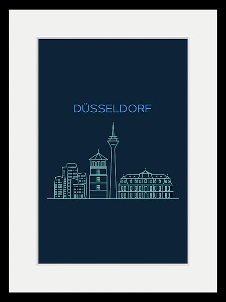 queence Bild »Düsseldorf Sightseeing«, Städte-Stadt-Deutschland-Gebäude-Sch günstig online kaufen