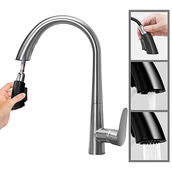 SEHAUSEU Küchenarmatur Wasserhahn Küche Bad Spültischarmatur günstig online kaufen