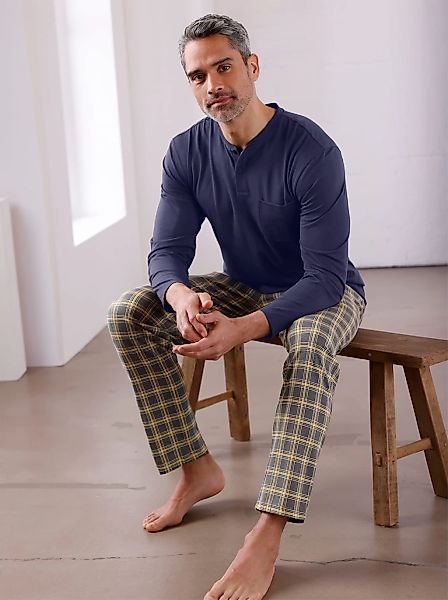 Langarmshirt "Schlafanzug-Shirt" 1 Stk. günstig online kaufen