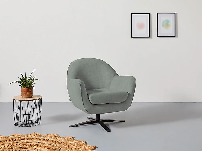 andas Drehsessel »Stavre, Loungesessel mit Drehfunktion« in moderner Optik, günstig online kaufen
