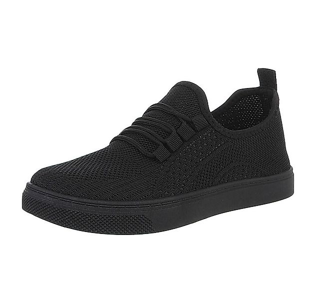 Ital-Design Stylischer Freizeitschuh aus Mesh in Schwarz Sneaker (88843545) günstig online kaufen