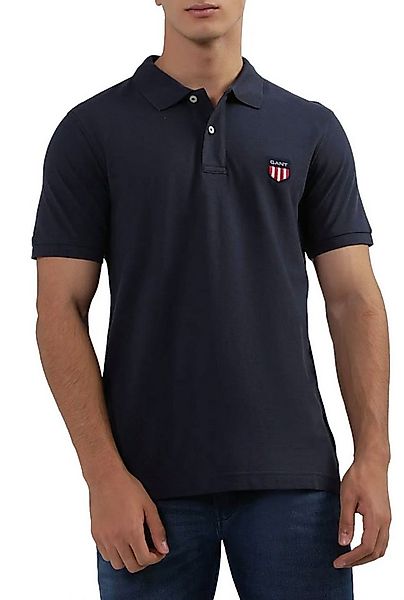 Gant Poloshirt Herren Retro Shield Pique Logo Regular Comfort Fit Retro Shi günstig online kaufen