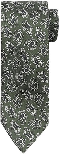 Suitable Krawatte Seide Paisley Grün - günstig online kaufen