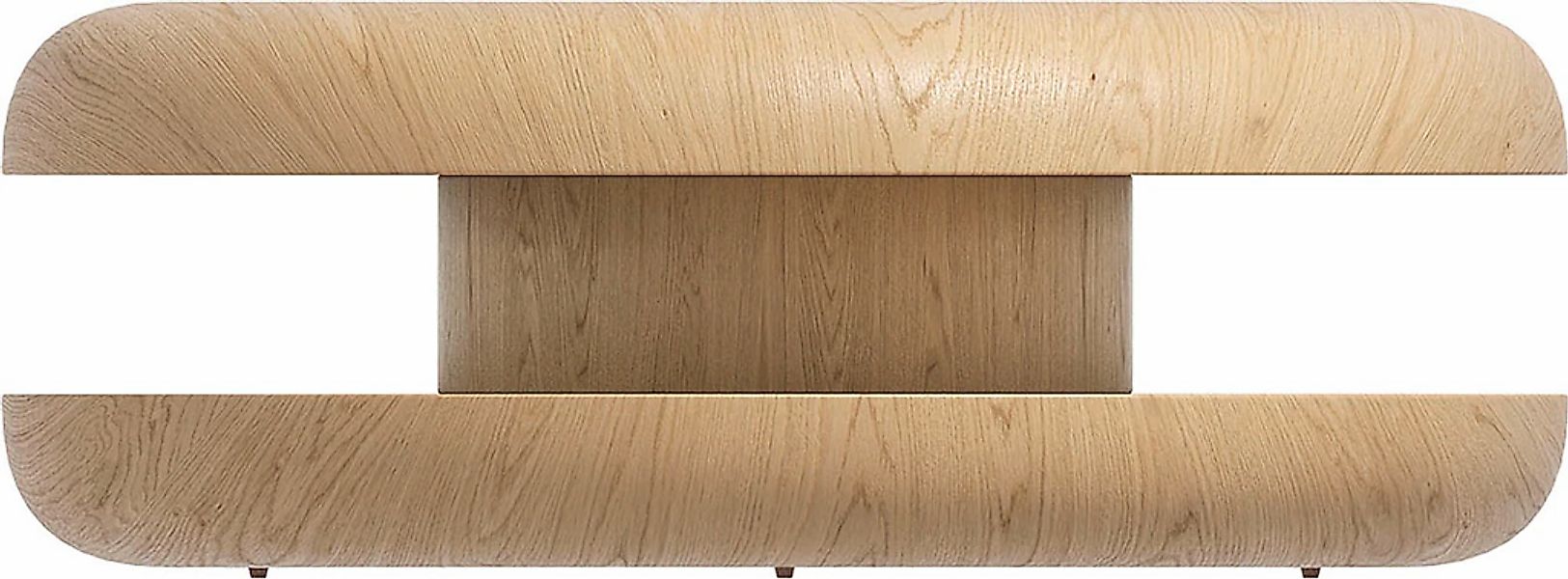 SalesFever Couchtisch "drehbar - runder Design-Wohnzimmertisch aus Holz" 1 günstig online kaufen