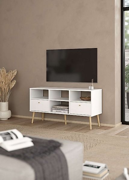 andas TV-Board Bodo TV-Möbel, TV-Unit, Mediamöbel, Regal, 2 Schubladen und günstig online kaufen