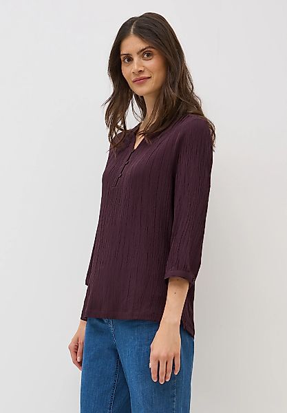 Cecil Shirtbluse aus elastischem Materialmix günstig online kaufen