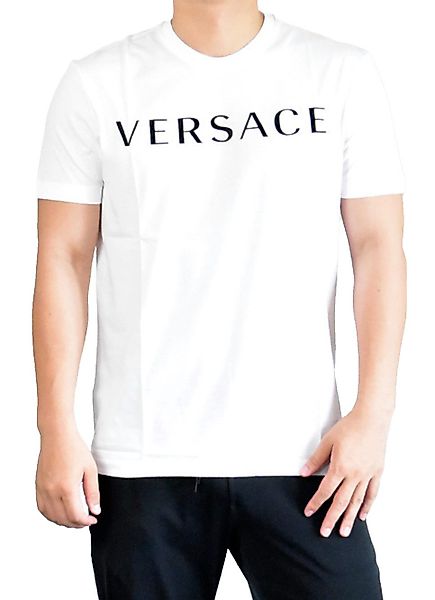 Versace T-Shirt T-Shirt Mainline Embroidery Logo günstig online kaufen