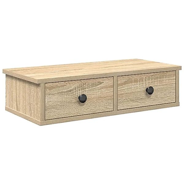 vidaXL Wandregal mit Schubladen Sonoma-Eiche 60x28x15 cm Holzwerkstoff 8599 günstig online kaufen