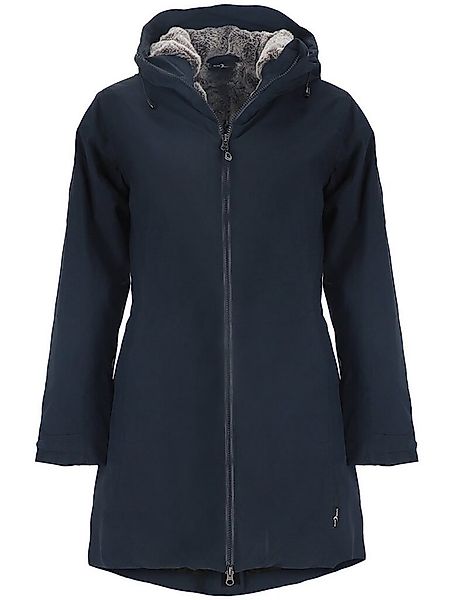 Blue Wave Funktionsjacke Nicola Damen Funktionsparka Nicola mit Fellimitat günstig online kaufen