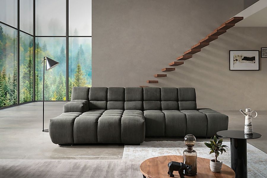 designwerk Ecksofa "Cielo", mit Sitztiefenverstellung günstig online kaufen
