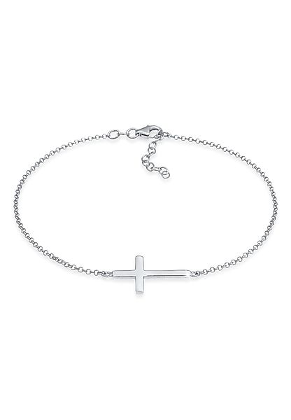 Elli Fußkette Kreuz Religion Glaube Filigran günstig online kaufen