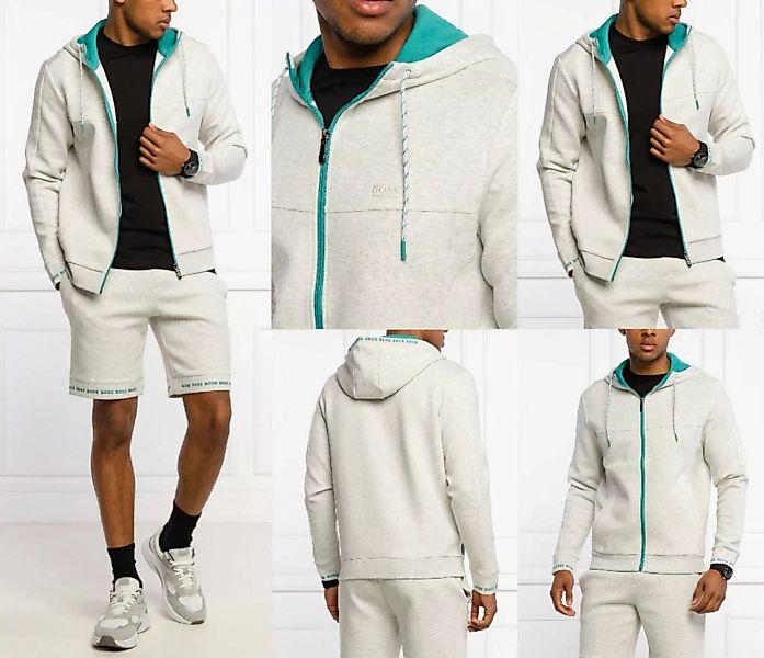 BOSS Sweatjacke HUGO BOSS Saggy 1 Zip Up Hoodie Sweatshirt Sweat-Jacke Hood günstig online kaufen