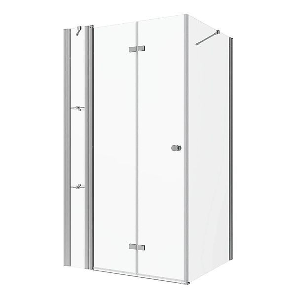 Aquabatos Duschkabine 120 x 80 x 187 cm Eckdusche Duschabtrennung Eckeinsti günstig online kaufen