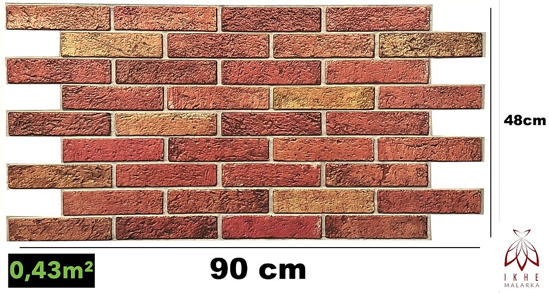 IKHEMalarka 3D Wandpaneel PVC 3D Paneele günstig online kaufen
