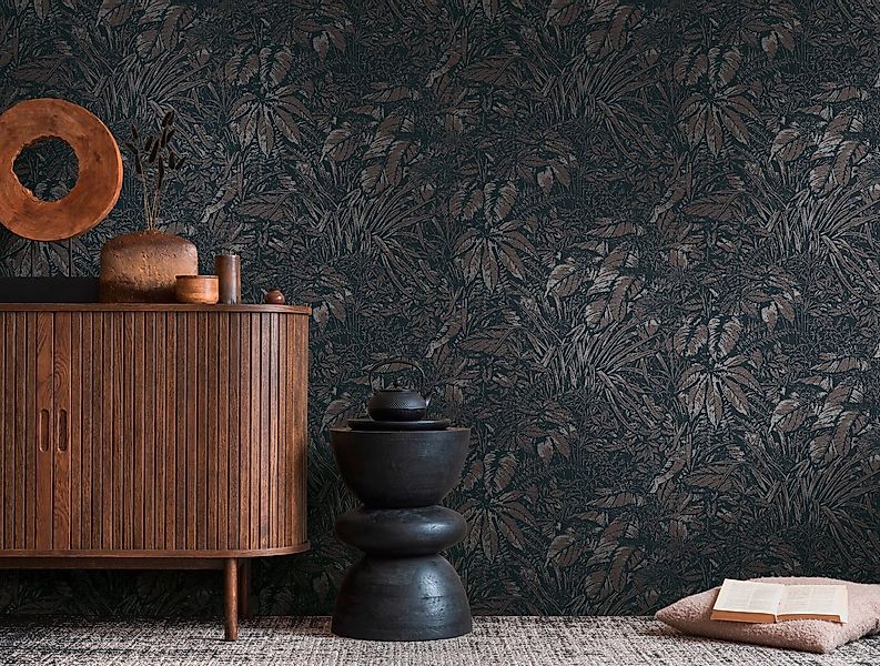 living walls Vliestapete Smart Surfaces Natur-Tapete Mustertapete Floral Na günstig online kaufen