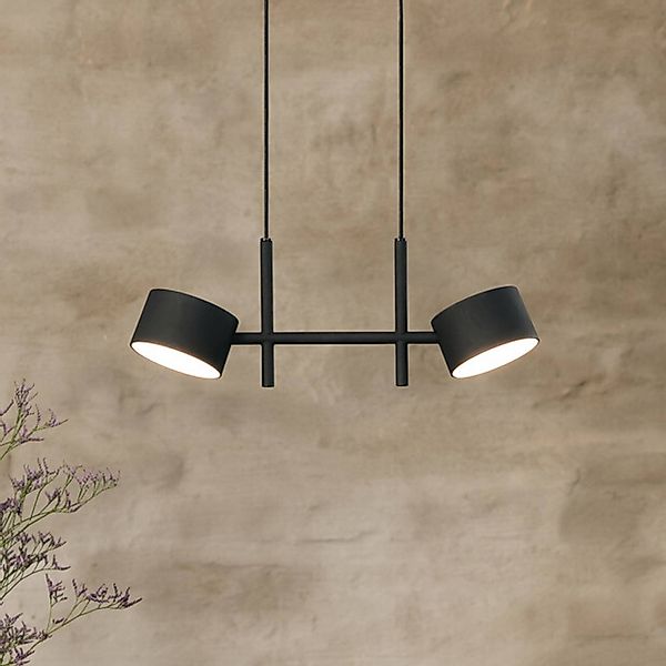 OSRAM LED-Hängeleuchte Decor Kyoto, 2-fl., schwarz, dimmbar günstig online kaufen