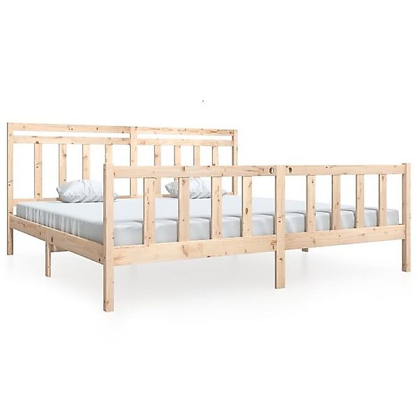 vidaXL Bettgestell, Massivholzbett 200x200 cm günstig online kaufen
