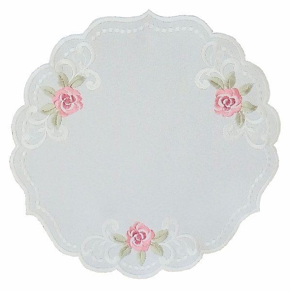 texpot Tischdecke Tischläufer Stickerei Rosen Blüten günstig online kaufen