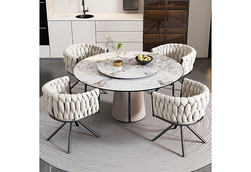 Flieks Esszimmerstuhl (360° drehbar, Set, 4 St), 4er Set Polsterstühle Dreh günstig online kaufen