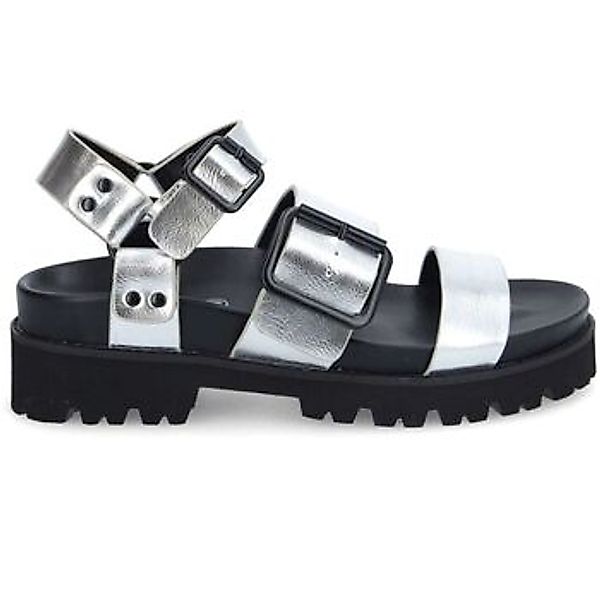 No Name  Sandalen JUNE ANKLE W - METAL - ARGENT günstig online kaufen