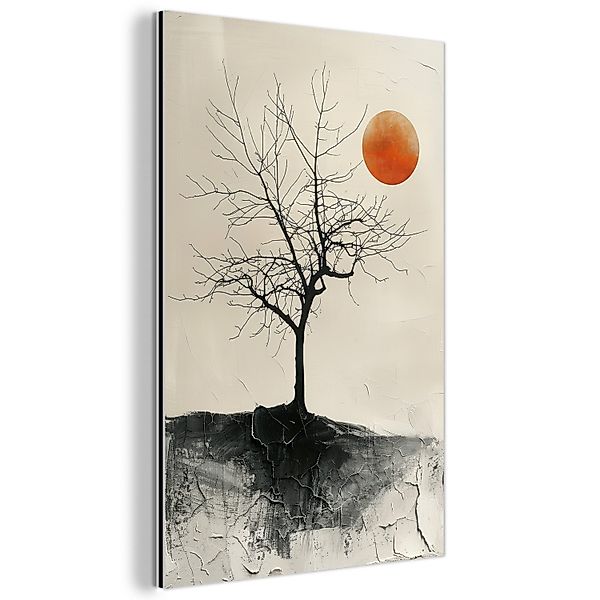 MuchoWow Metallbild Baum - Sonne - günstig online kaufen