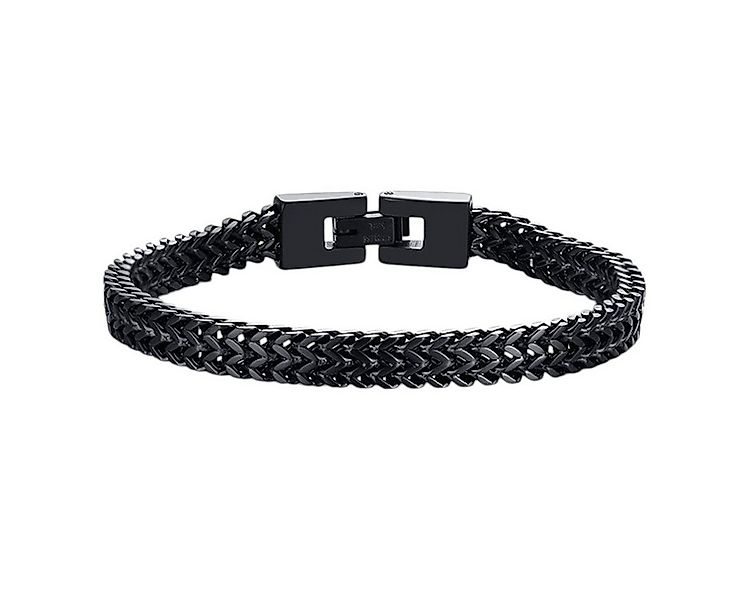 KARMA Edelstahlarmband Herren Armband Edelstahl Schwarz Silber Grau oder Go günstig online kaufen